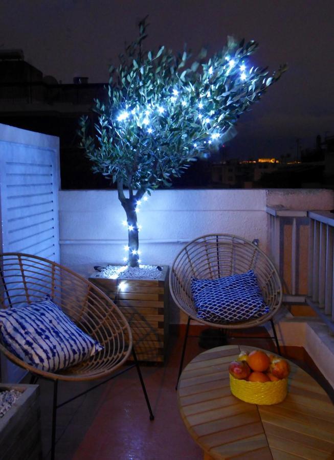 Sophia'S Penthouse Apartment With Jacuzzi And Acropolis View From Big Terrace Atena Exterior foto